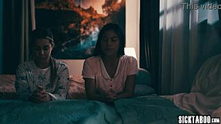 two friends alina lopez and kendra spade share a relaxing moment together