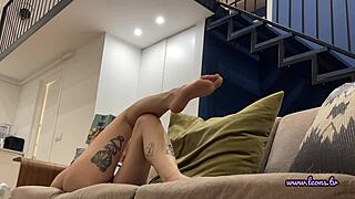 yo, check my girlfriend teasin’ in tiny thong