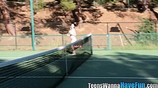 Amateur Teen Lesbians Finger and Oral in Group