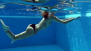 tiffany tatum heats up pool action with hot moves