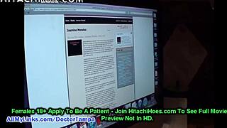 busty latina jasmine mendez masturbates to her own videos with hitachi wand at hitachihoes com