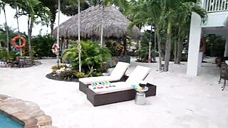 Her tight grip kept him inside during doggystyle