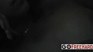 sexy french brunettes tease with fingering and blowjob in bathroom group lick session