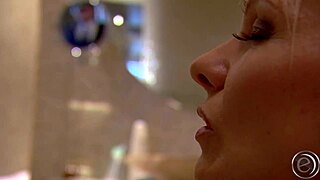 Winnie the chief stewardess says, 'I'm masturbating waiting for my captain in the bath.'