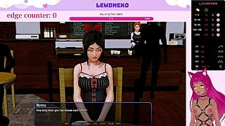 vtuber lewdneko plays harem hotel game with cute maid dating