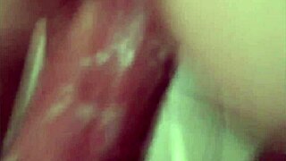 Blowjob and creampie for grandma in homemade scene with facial and amateurs