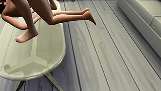 the sims game where young bangs his close buddy