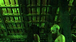 black teen 18+ on knees for blowjob and titfuck