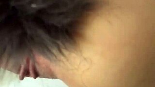 I'm seeing double penetration, her pussy and ass taking it all.