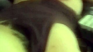 A person with a large backside engages in intimate activity