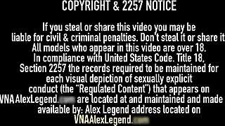 Skylar Snow takes Alex Legends cock in her big ass for anal fuck