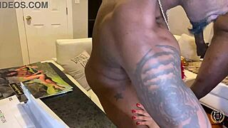 nick danger dives into muff in gay foursome, sucking big black cocks and getting facials