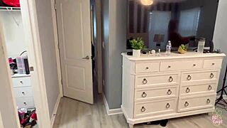 Slut Wife Paris Knight Sneaks Fucking Roommate While Hubby Showers