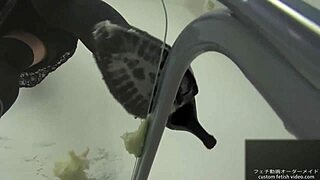 foodcrush fetish queen stomps noodles in sexy boots