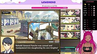 Feeling The Thrill As Vtuber Lewdneko Plays Evenicle With Big Tits And Creampie Scenes.