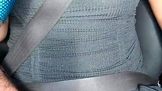 CHANGING NAKED in a Moving Car, I End Up Fully Exposed and Touched a Bit