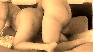 Evening pose with facial and genital play for the adventurous wife