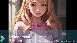 nurse roleplay in hospital with jerk off instructions and cum