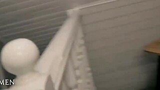 stepmom and stepdaughter with huge asses dominate stepson using a strap-on in wild homemade action