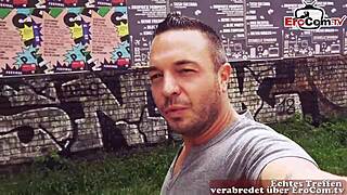 deutsche blonde teen meets in public bar for date