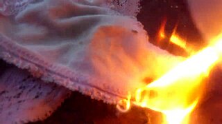 Russian Woman Deals With Burning Panties Issue