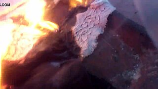 Russian Woman Deals With Burning Panties Issue