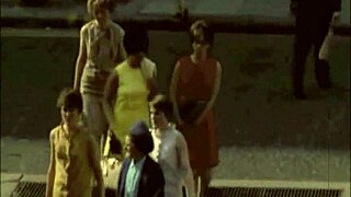 Vintage roommates sharing a dorm