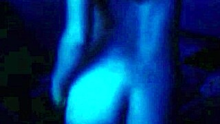 Body-painted amateurs explore fetish roleplay outdoors in California