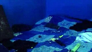 Body-painted amateurs explore fetish roleplay outdoors in California