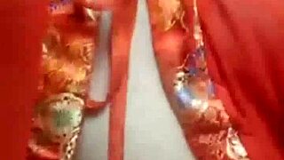 Hey, look at this Asian babe fingering her wet pussy till it overflows!