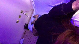 Full Body Fishnets Make Me Hornier For Anal Massage