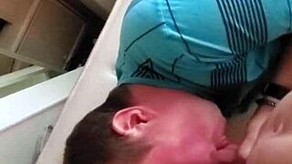 Big brother fun with monster cock