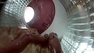 Christy Mack Showers with Big Tits
