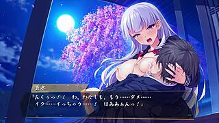 japanese hentai game babumi h-scene 04 features blowbang with big tits