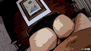 I gave it to the hot brazilian doll with big ass, she came hard on my monster cock