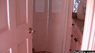 I'm fucking my blonde girl in the bathroom with blowjob action