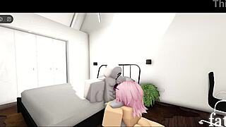 In this roblox porn game, part 12, the characters engage in hentai adventures