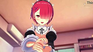 Loving Ram Rides You In A Romantic Anime Scene