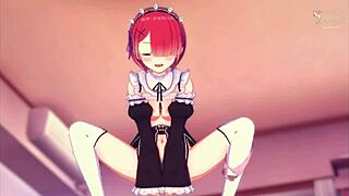 Loving Ram Rides You In A Romantic Anime Scene