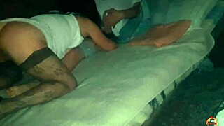 horny cougar klaudia gives cum in mouth blowjob in casting