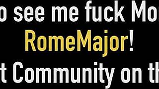 Rome Major bends over skinny Italian babe Eva Yi and fucks her in the bathroom