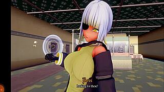 i met the hellhound girl in hg champion of realms p6, with big tits and all