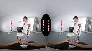 Ever tried VR with a petite latex android riding cowgirl in RealityLovers?