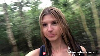 Lesbian Public Flash With Skinny Blonde Girlfriend in Hardcore Outdoor Action