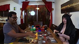Jane is playing Magic 8 on the desk 😊