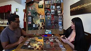 Jane is playing Magic 8 on the desk 😊