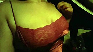 black tits red tank top nipple suck