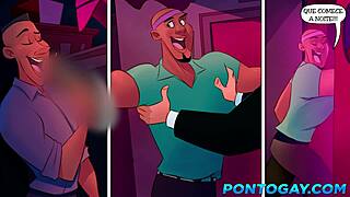 gato dotado enjoys wild gay club action