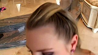 Katy caro in a quickie where she licks and rides to orgasm