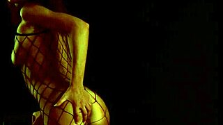 flithy but classy russian teen 18+ fingering herself in fishnets stockings